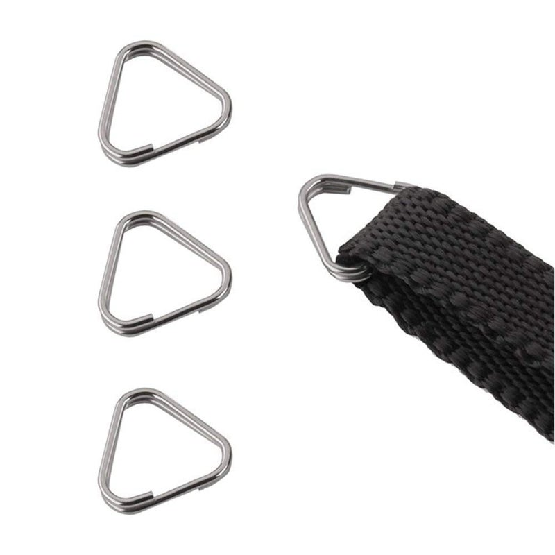 Foto&Tech 4 Pieces Lug Ring Camera Strap, Triangle Split Ring Hook, Compatible with Fujifilm Lecia Nikon Canon Sony Olympus Pentax Panasonic SLR RF Mirrorless Camera (Extra Thick) - Image 2